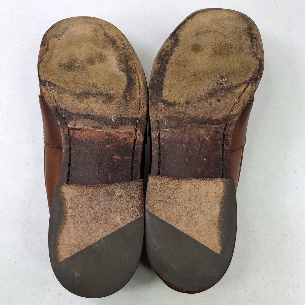 Polo Ralph Lauren Brown Leather Vintage Loafers - Picture 9 of 9